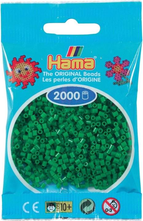 Produktbild Hama mini perler 2000stk grøn
