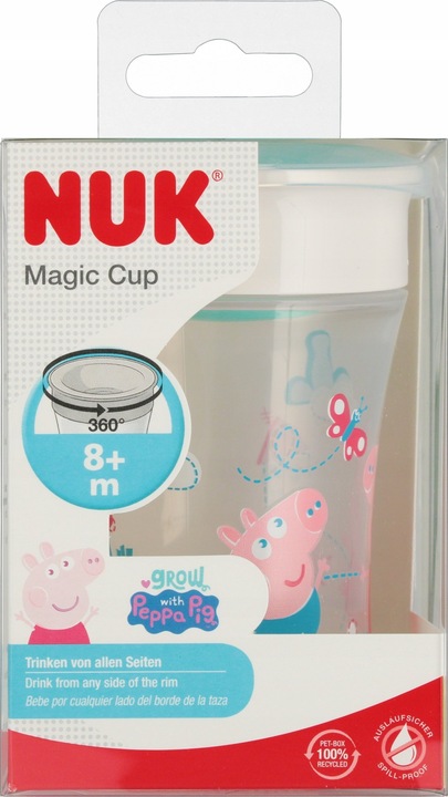 Actual product image NUK Magic Cup Peppa Pig 360°-Trinkrand