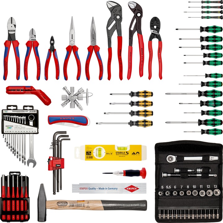 Image du produit Knipex Mallette à outils BIG Basic Move Mécanique (90 pièces)