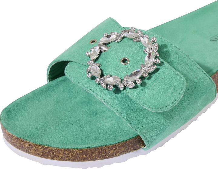Actual product image Joe Browns Jewelled Buckle Slider Sandals (41)