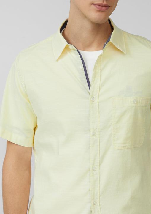 Immagine prodotto S.Oliver Hemd Slim Fit: Kurzarm-Hemd aus Baumwollstretch mit Flammgarnstruktur (S)