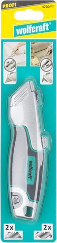 Immagine prodotto wolfcraft 1 Coltello a doppia lama professionale (Taglierini)