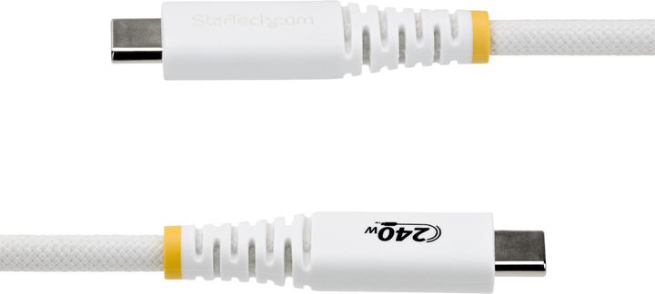 Produktbild StarTech .com S2CEPR2MW-USB-CABLE, 2 m, USB C, USB C, USB 2.0, 0,48 Gbit/s, Weiss (2 m, USB 2.0, 240 W)
