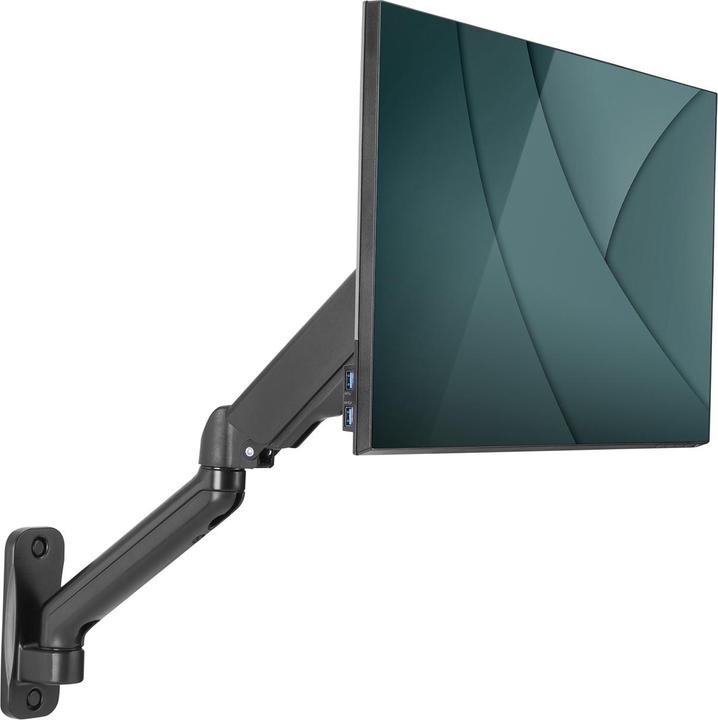 Actual product image Digitus Assmann electronic single gas spring monitor wall mount (Wall, 32")