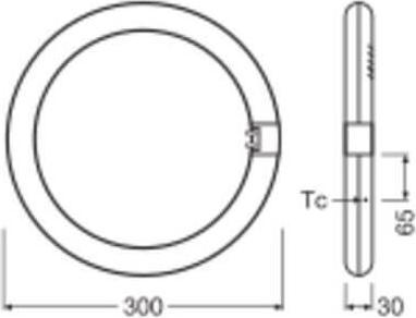 Image du produit Ledvance Tube annulaire à LEDT9C (G10q, 18.30 W, 2000 lm, 1 x, F)