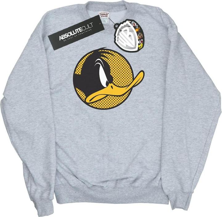 Produktbild Looney Tunes Daffy Duck Dotted Profile Sweatshirt (M)