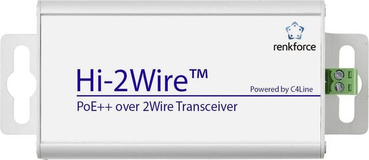 Produktbild Renkforce RF-6861940 PoE++ over 2Wire Transceiver 2-Draht Reichweite max