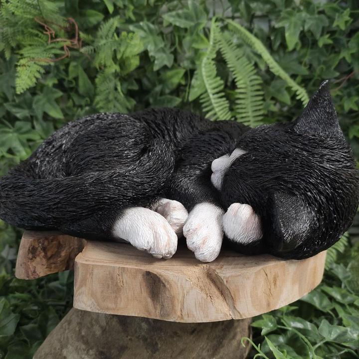 Actual product image Decoration figure sleeping cat