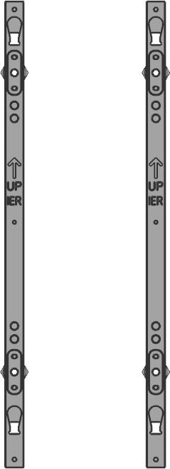 Image du produit Samsung Frame Kit VG-LFR11SWL - kit de fixation (support avec 2 articulations, 2 M (Mur)