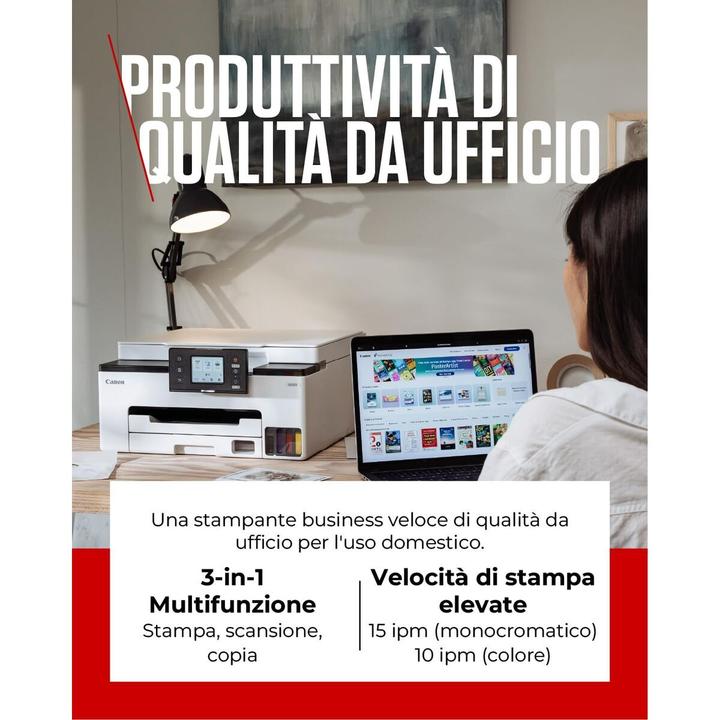 Produktbild Canon Maxify GX1050 Value Kit + Extra schwarze Tinte (Farbe)