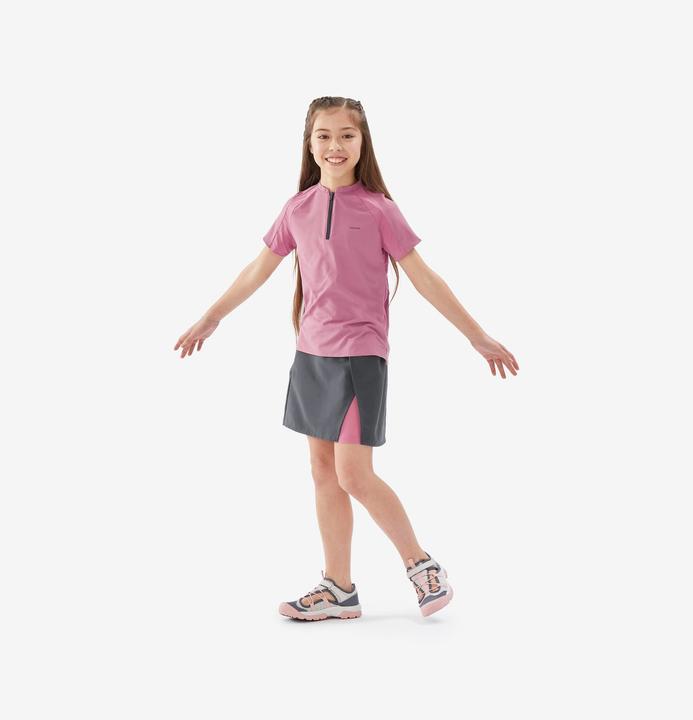Image du produit Quechua Jupe-short de randonnée enfant 7-15 ans, MH100 grise (164, 170)