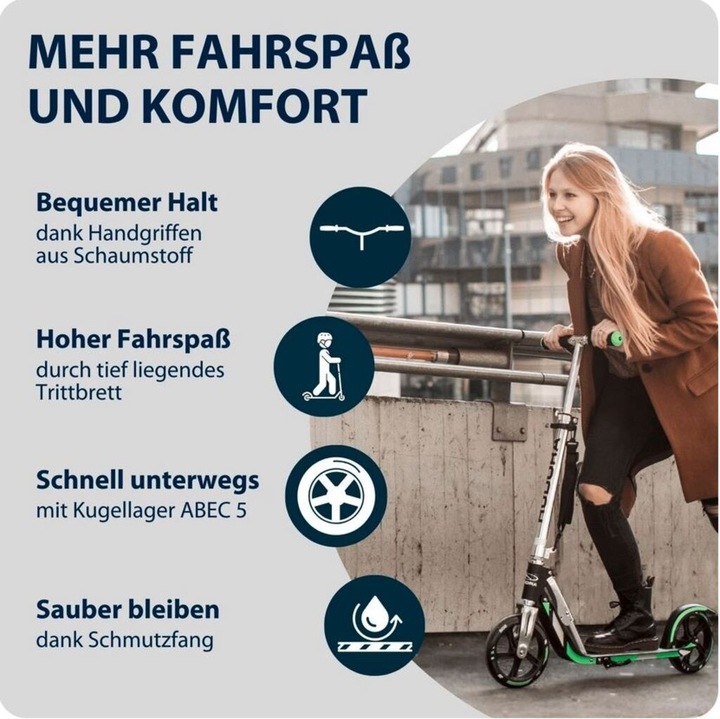 Productafbeelding Hudora Wielstap 205 - Zwart