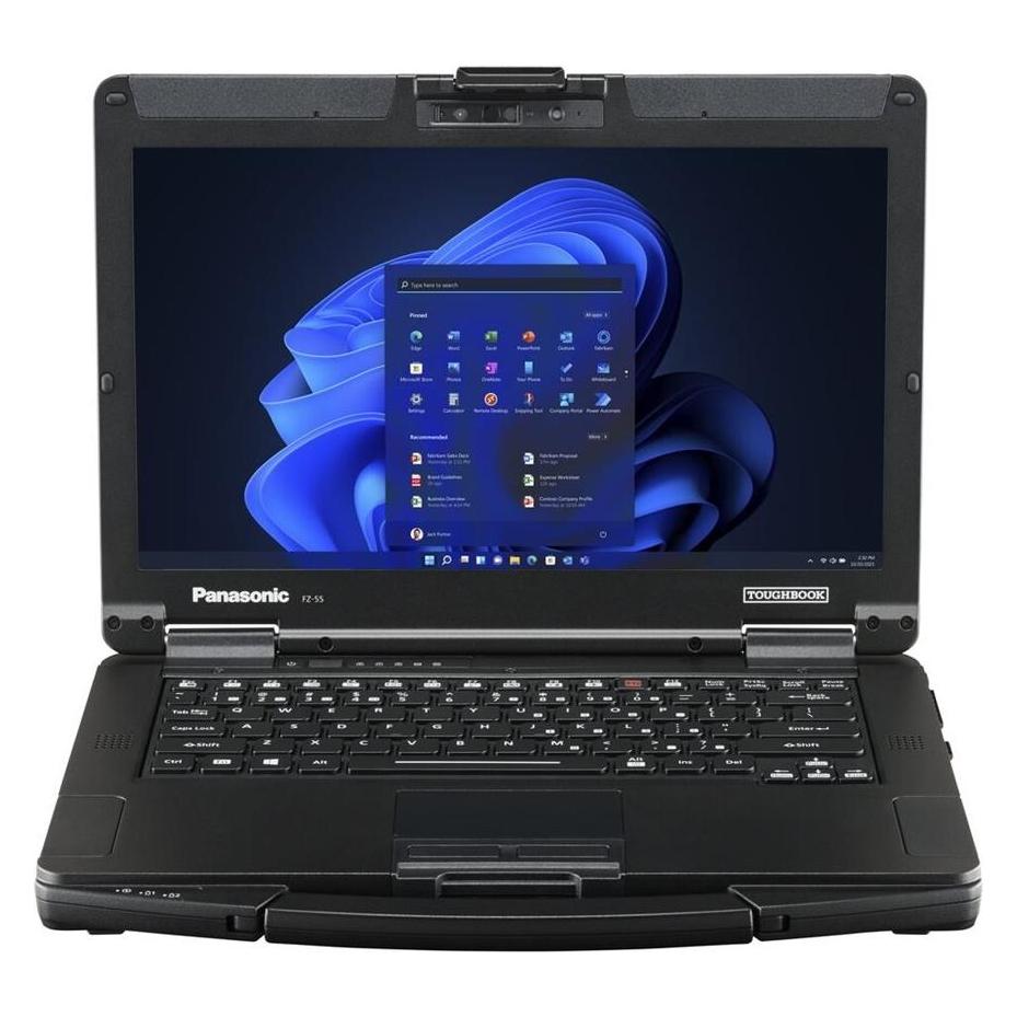 Panasonic Toughbook FZ-55MK3 (14", 512 GB, 16 GB, DE, Intel Core i5-1345U), Notebook, Schwarz