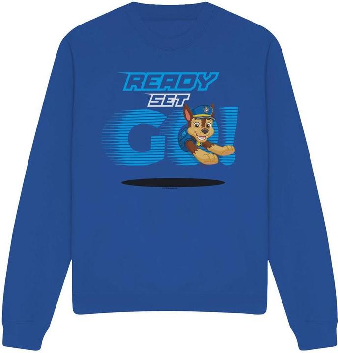 Actual product image Paw Patrol Unisex Adult Ready Set Go! Chase Sweatshirt (S)