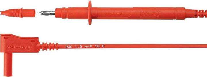 Actual product image Schutzinger Schützinger SPL 7312 Ni / 1 / 100 / RT Safety measuring lead (plug 4 mm - P