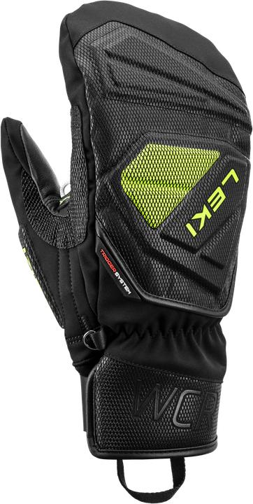 Actual product image Leki GLOVES WCR C-Tech 3D Mitt black-lemon (7)
