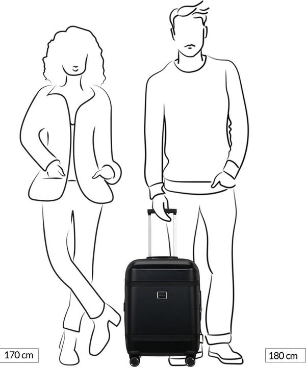 Produktbild Samsonite Image Trolley mit 4 Rollen erweiterbar 55cm (44 l)