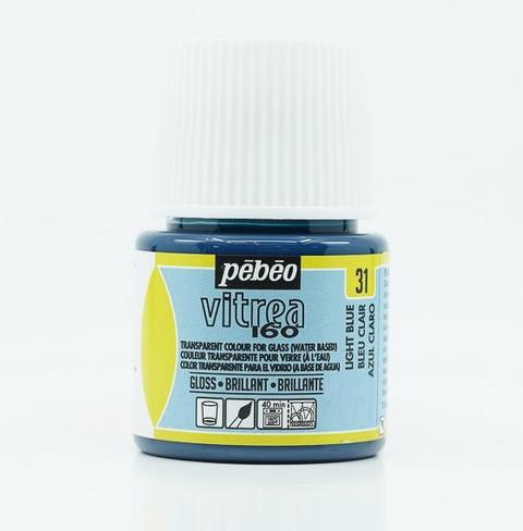 Image du produit Pebeo Vitrea 160 Brillant Bleu Clair (Bleu clair, 45 ml)