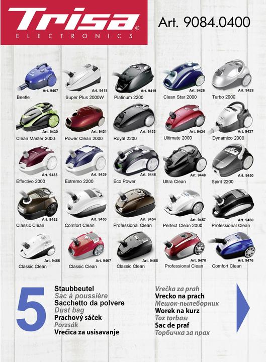 Produktbild Trisa Staubbeutel 9084 (5 x)