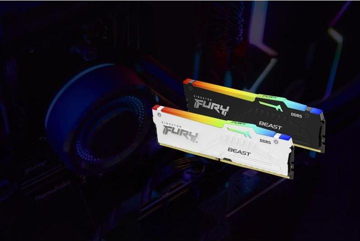 Productafbeelding Kingston FURY Beast RGB AMD EXPO (2 x 16GB, 5600 MHz, DIMM 288 pin)