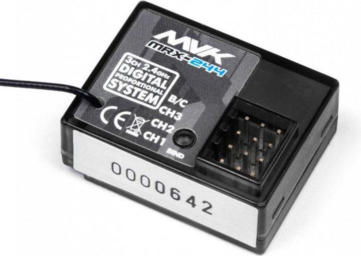 Maverick MRX-244 2.4GHZ 3CH RECIEVER WITH BUILT IN FAILSAFE