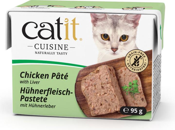 Catit Cuisine HuÌˆhnerfleisch-Pastete mit HuÌˆhnerleber (Adult, 1 Stk., 95 g)