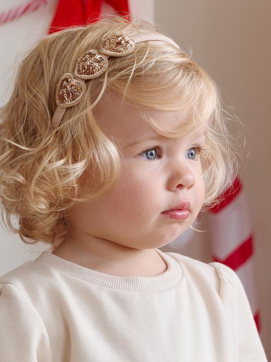 Produktbild Vertbaudet Mädchen Haarreif mit Pailletten-Herzen