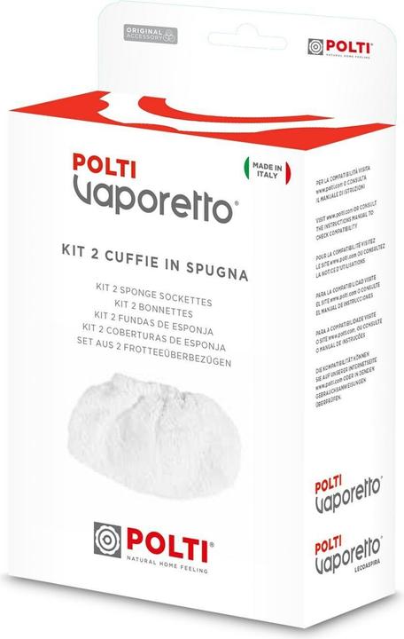 Actual product image Polti Kit 2x towelling covers PAEU0318