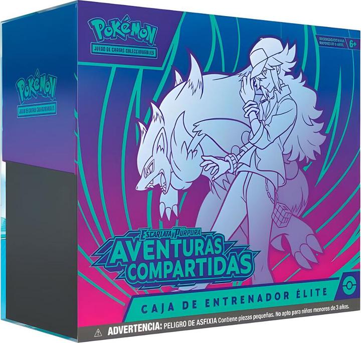 Pokémon Spanish Pokemon Adventures Together Elite Trainer Collectable Card Game case