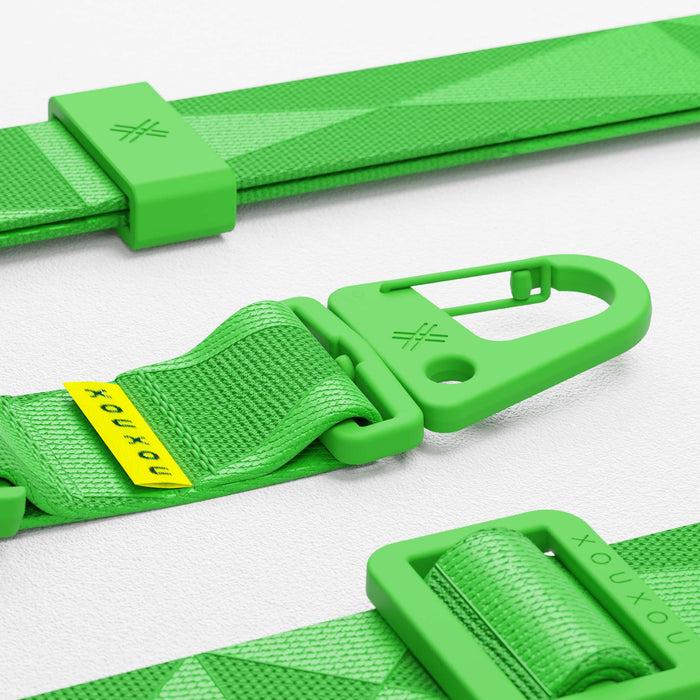 XOUXOU Acid Lanyard Gurt (One Size), Handykette, Grün