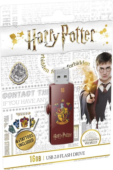 Actual product image Emtec M730 Harry Potter Gryffindor (16 GB, USB-A)
