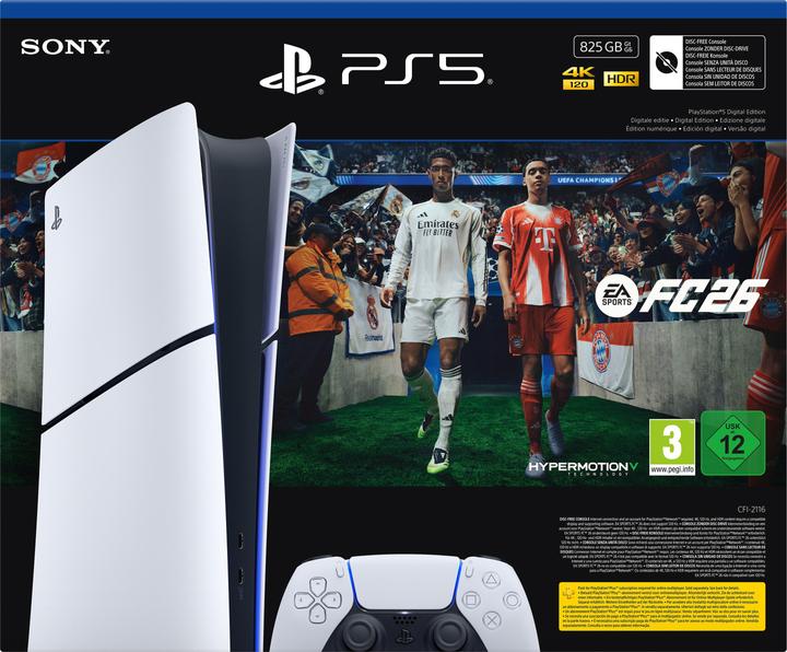 Actual product image Sony PlayStation5 Digital Edition – EA Sports FC 26