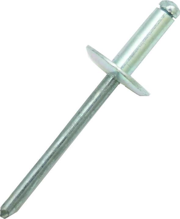 Actual product image RS PRO Blind rivet, Ø 4mm x 8mm, silver, aluminium, 4.1mm steel