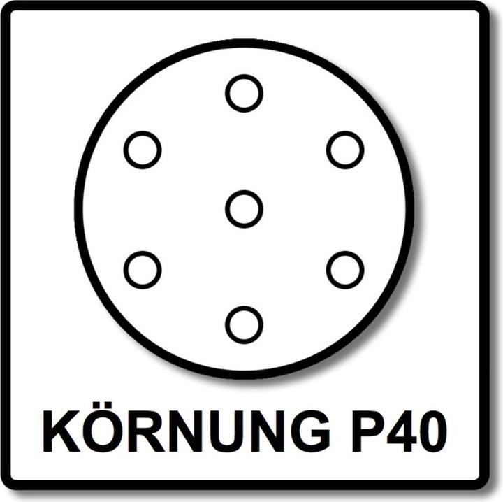 Produktbild Festool Schleifscheibe STF D125/8 P40 RU2/50 (P40)