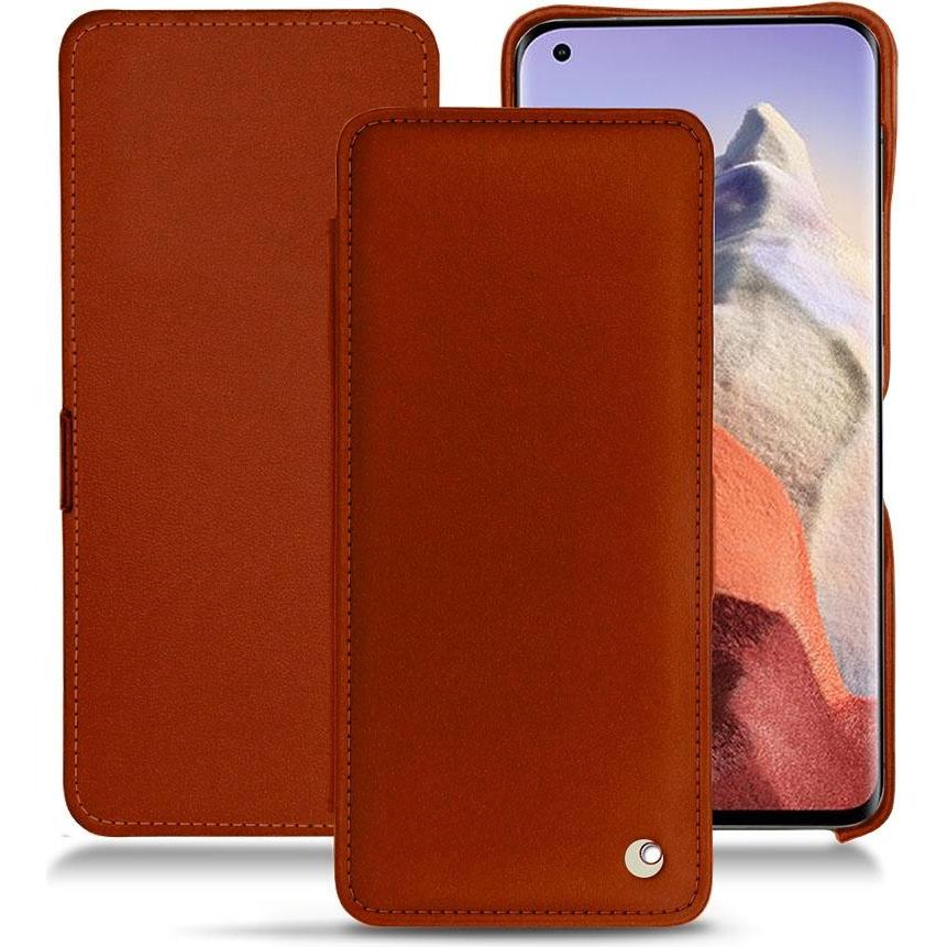 Noreve Lederschutzhülle horizontal (Xiaomi Mi 11 Ultra), Smartphone Hülle, Orange