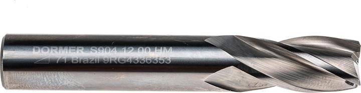 Actual product image Dormer S904 CARBIDE E-MILL 12.0MM