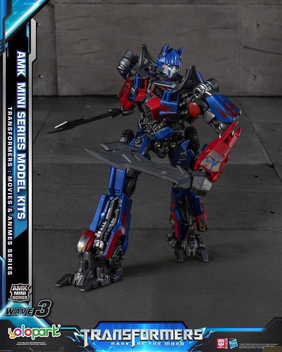 Actual product image Yolopark Transformers Generation One figurine Plastic Model Kit AMK Mini Series Wave 3 Optimus Prime TF 3 11