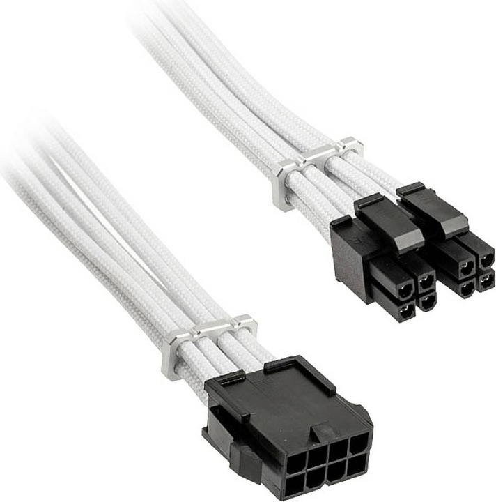 Actual product image BitFenix Alchemy 4+4 pin EPS12V extension cable, 45 cm, sleeved