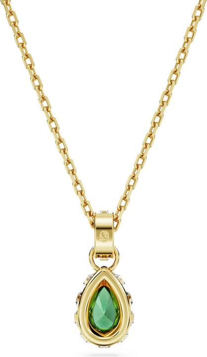 Produktbild Swarovski Stilla Halskette Tropfenschliff Grün Gold (Swarovski Metall, 38 - 43 cm)