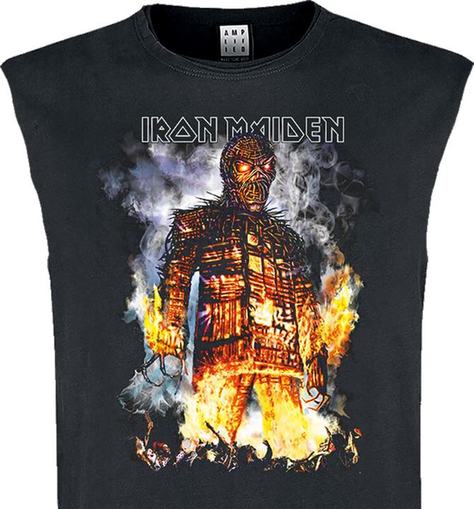 Actual product image Amplified Mens The Wicker Man Iron Maiden Sleeveless Tank Top (S)