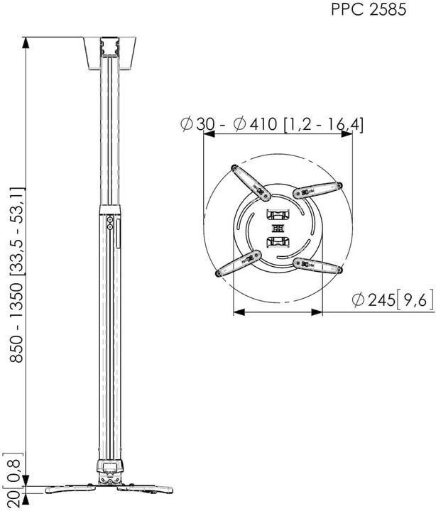 Produktbild Vogels Ppc 2585 (Decke)