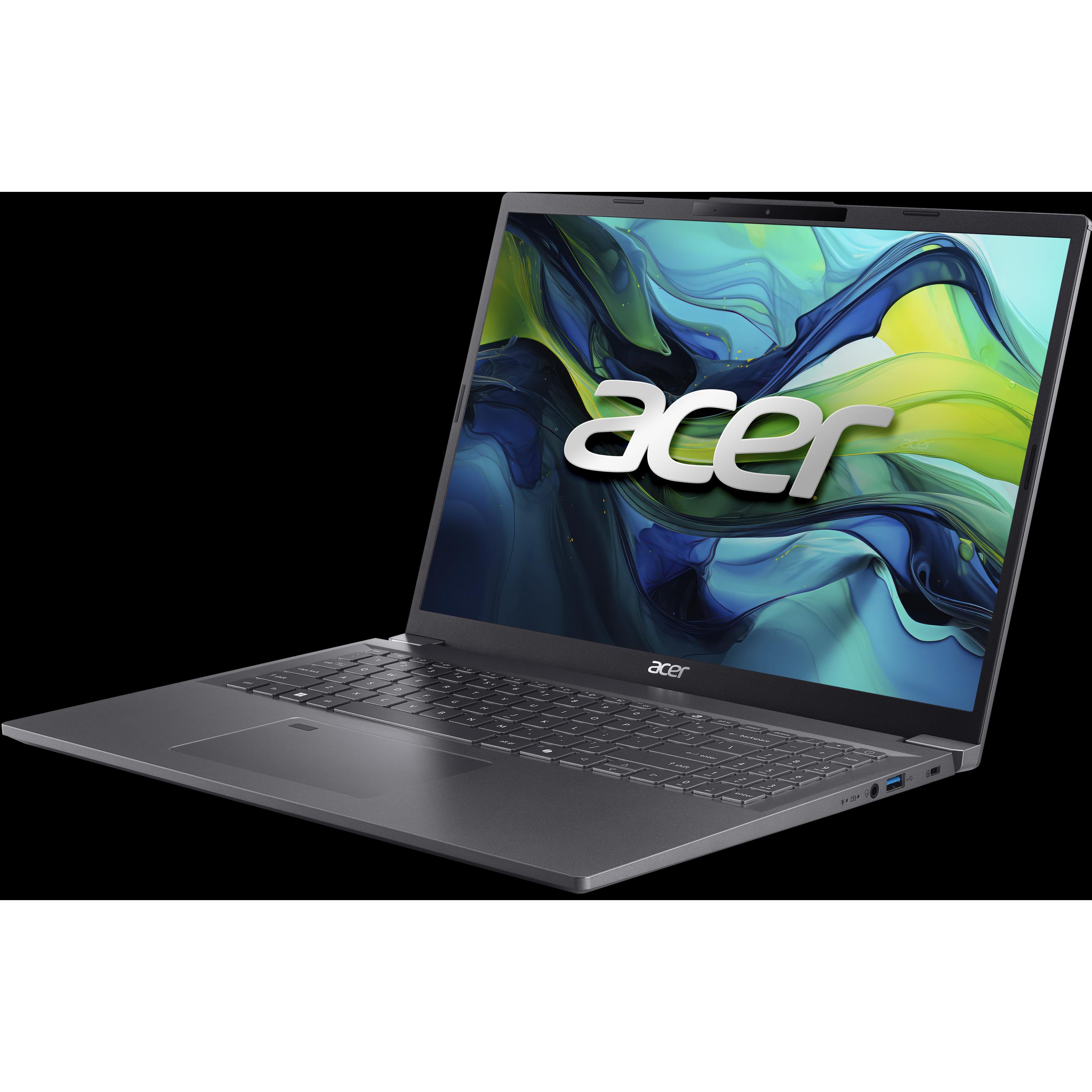 Thumbnail - Acer Aspire 16 (16", Intel Core Ultra 7 155H, 32 GB, 1000 GB, DE), Notebook, Grau