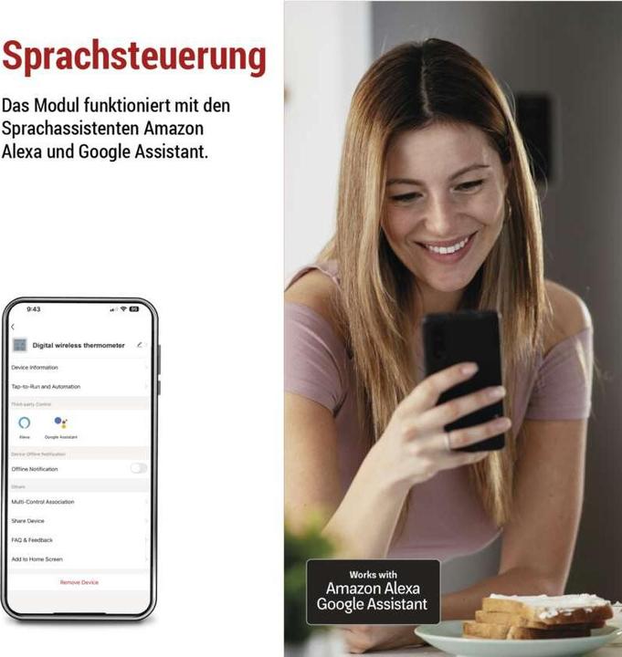 Immagine prodotto Emos GoSmart Digitales drathloses Thermometer EGS0101 ZigBee