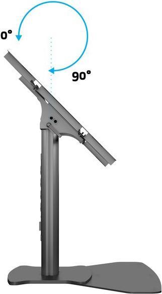 Produktbild Multibrackets TV-Ständer bis 55", Metall/Aluminium, schwarz (60 kg, 32" - 55")