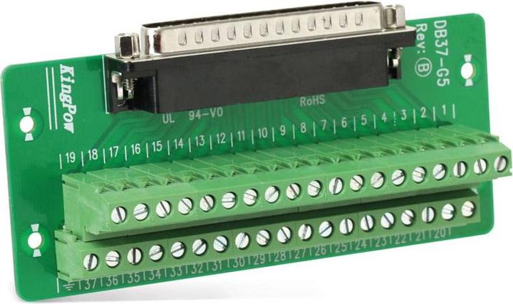 Actual product image Eneroid Sub-D adapter, 37-pin, plug / screw terminals