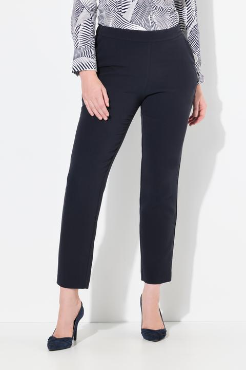 Produktbild Ulla Popken Acetat-Hose, schmales Bein, Komfortbund (44)