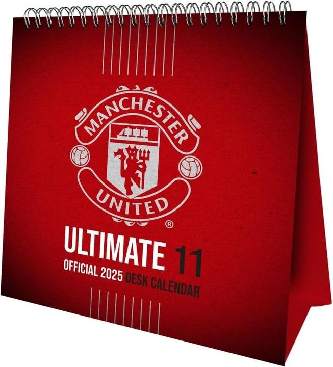 Produktbild Manchester United FC Tischkalender Ultimate 11 2025 (Deutsch)