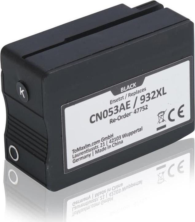 Actual product image Inkadoo Printer Cartridges compatible with HP CN053AE / 932XL Ink Cartridge, black Black (FC)