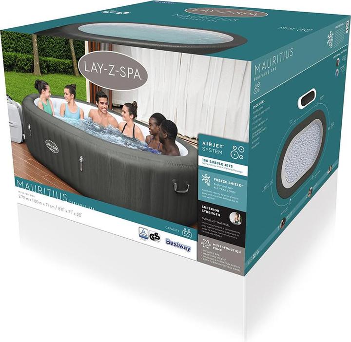 Actual product image Bestway Lay-Z-Spa Mauritius (7 pers.)