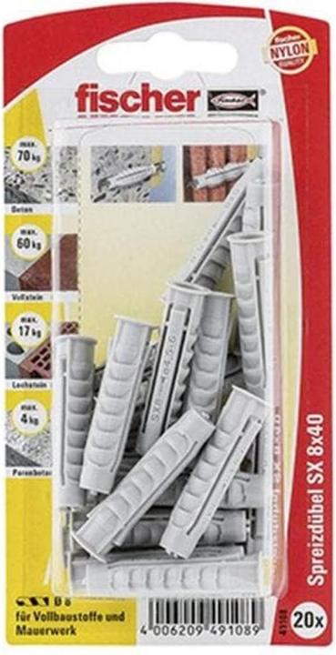 Produktbild Fischer 90871 Unidübel UX 10X60 R NV (20 Stk.)